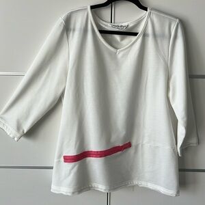 Casual Top with Fun Zipper Detail